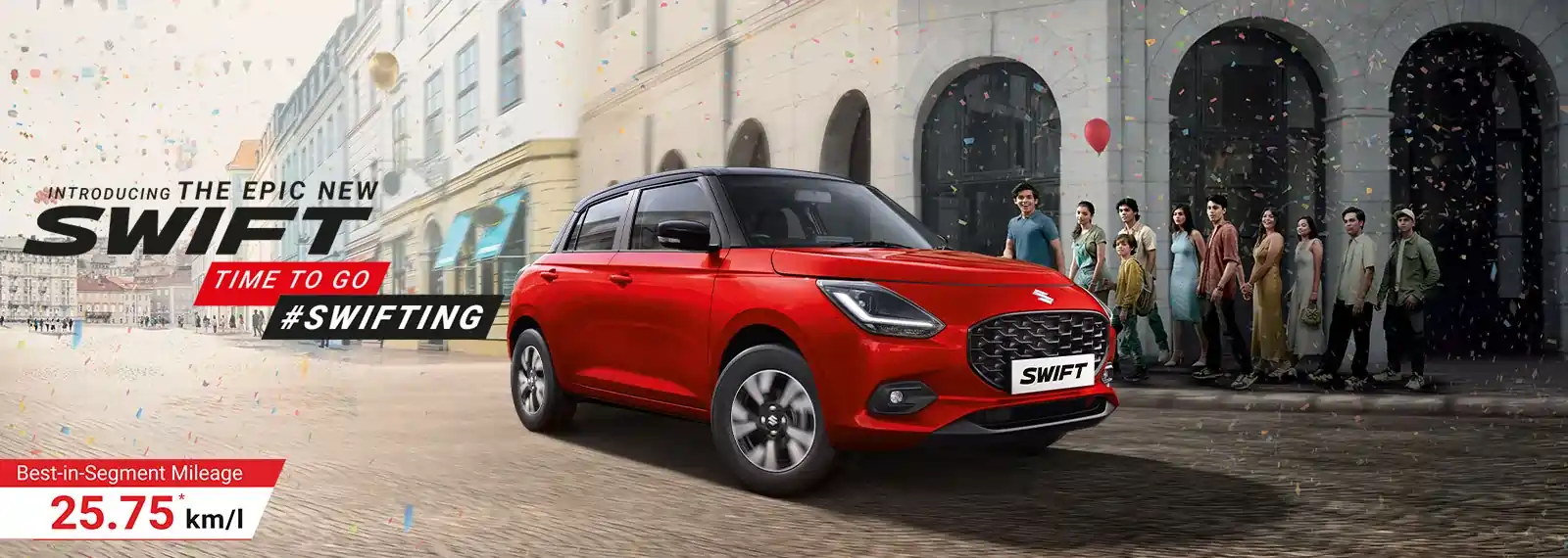 Buy Maruti Suzuki Swift in Bhilai | Sporty Hatchback at Arena